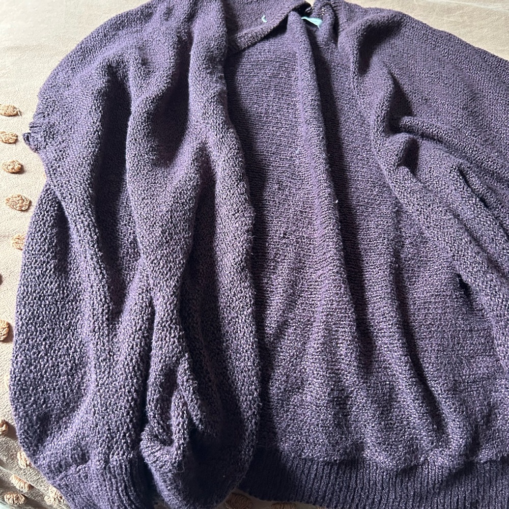 Purple Community shawl